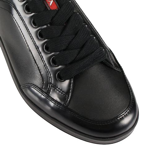 prada black shoe|prada black shoes for men.